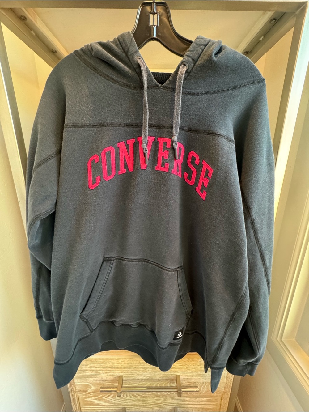 Mens Heavy Cotton Converse Hoodie